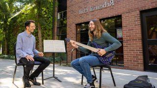 Music Composition student with Dr. Conklin